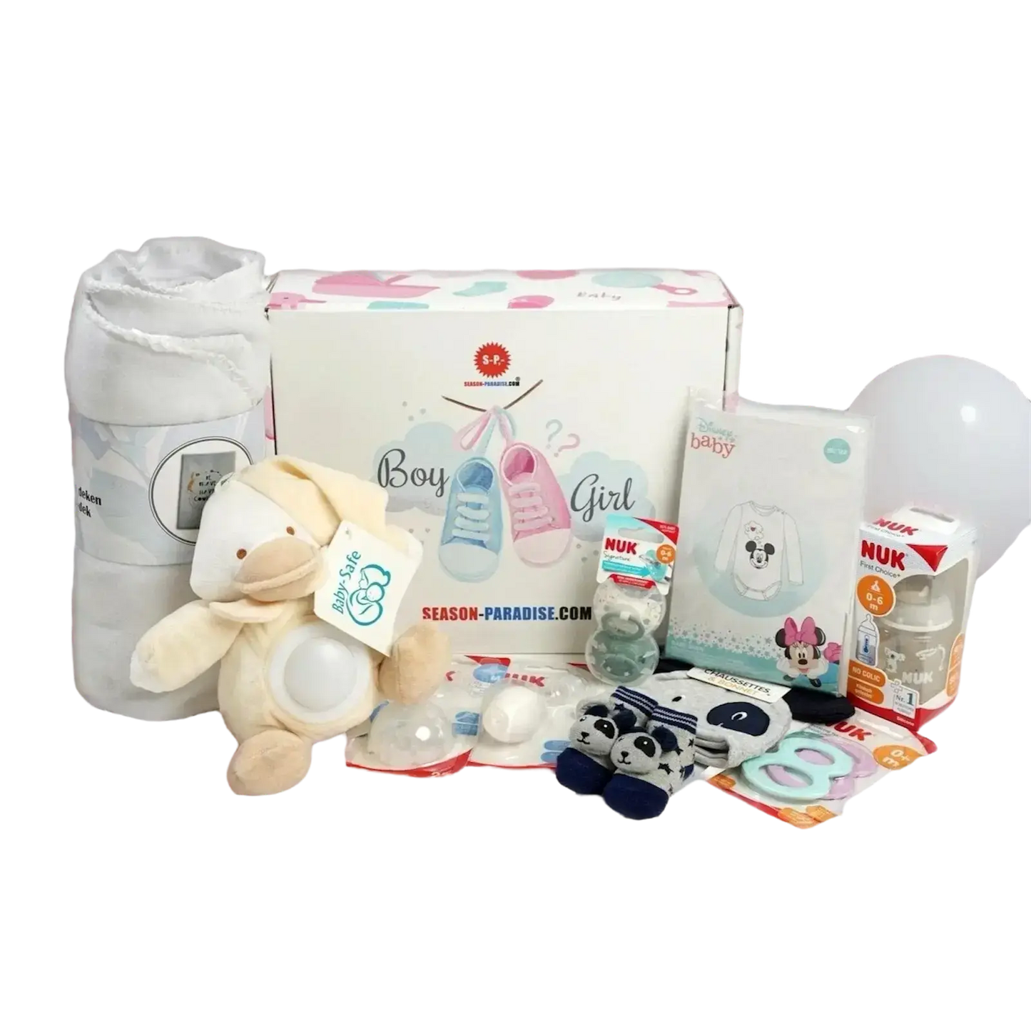 Solche Sets sind eine tolle Hilfe, um gut vorbereitet zu sein, wenn das Baby kommt.