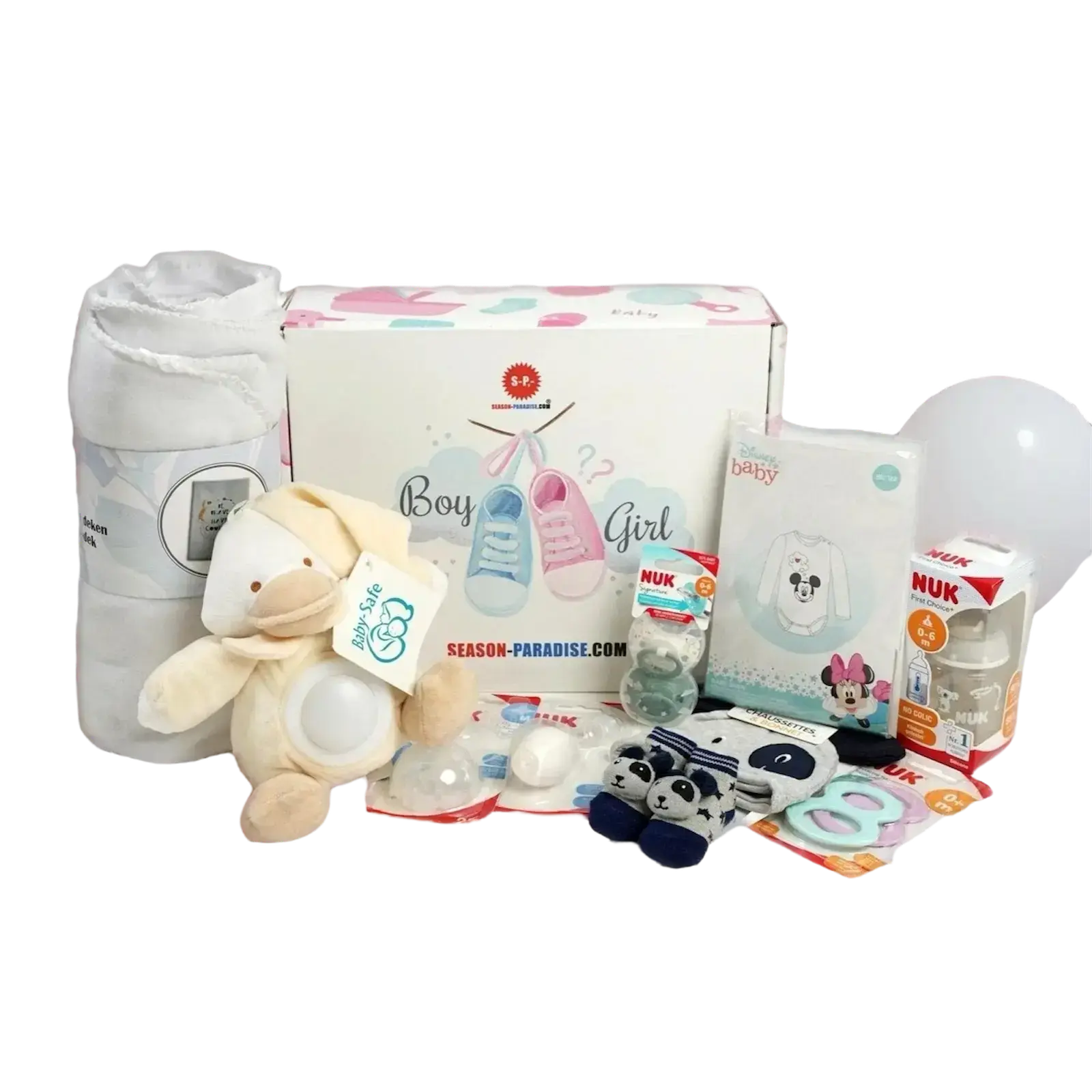  Solche Sets sind eine tolle Hilfe, um gut vorbereitet zu sein, wenn das Baby kommt.