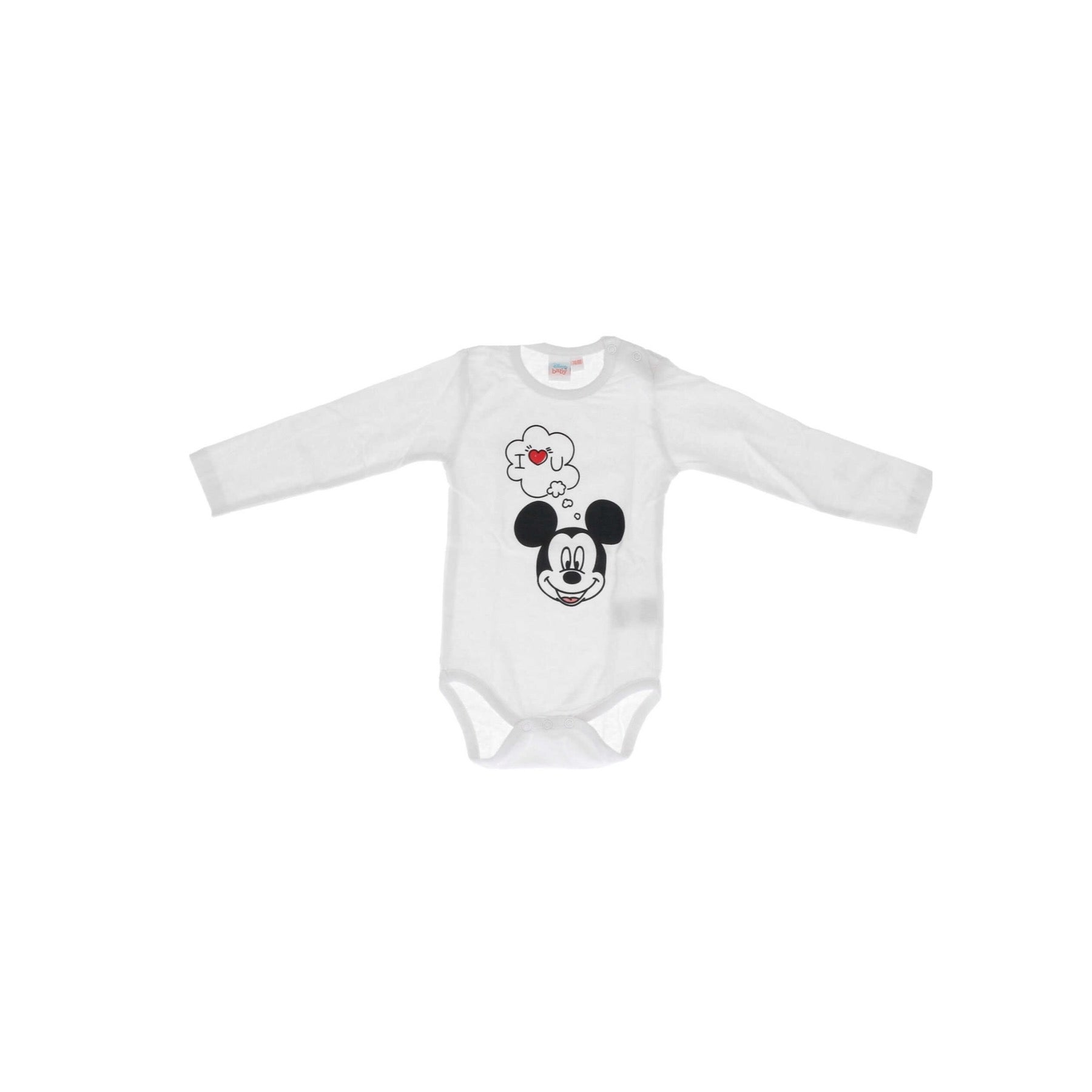 Disney Mickey Mouse Strampler: Niedlicher Overall für Babys mit dem ikonischen Mickey Mouse Design, perfekt für kleine Disney-Fans.