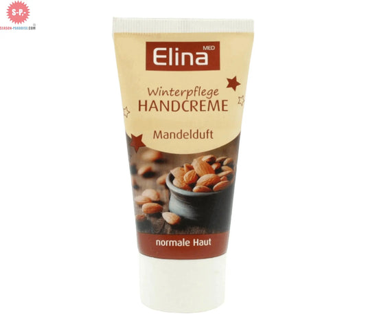 Handcreme Elina Winterpflege Mandel 50 ml: Pflegende Handcreme mit Mandelöl, speziell entwickelt für intensive Feuchtigkeit und Schutz der Haut in der kalten Winterzeit.