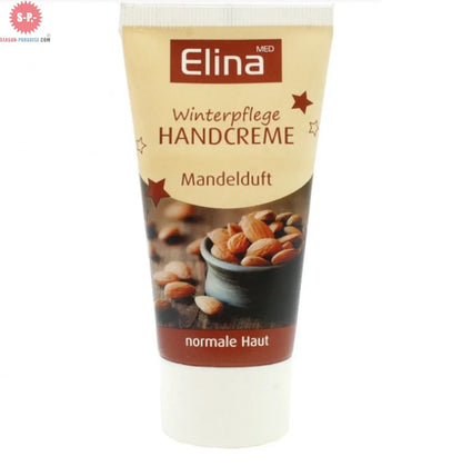 Handcreme Elina Winterpflege Mandel 50 ml: Pflegende Handcreme mit Mandelöl, speziell entwickelt für intensive Feuchtigkeit und Schutz der Haut in der kalten Winterzeit.